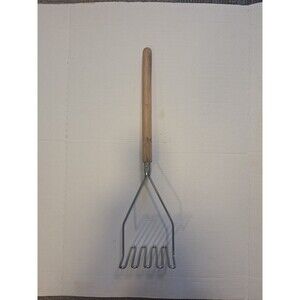 Vtg Extra Large Potato Masher – 24" Industrial Kitchen Tool, Cooking Restaurant